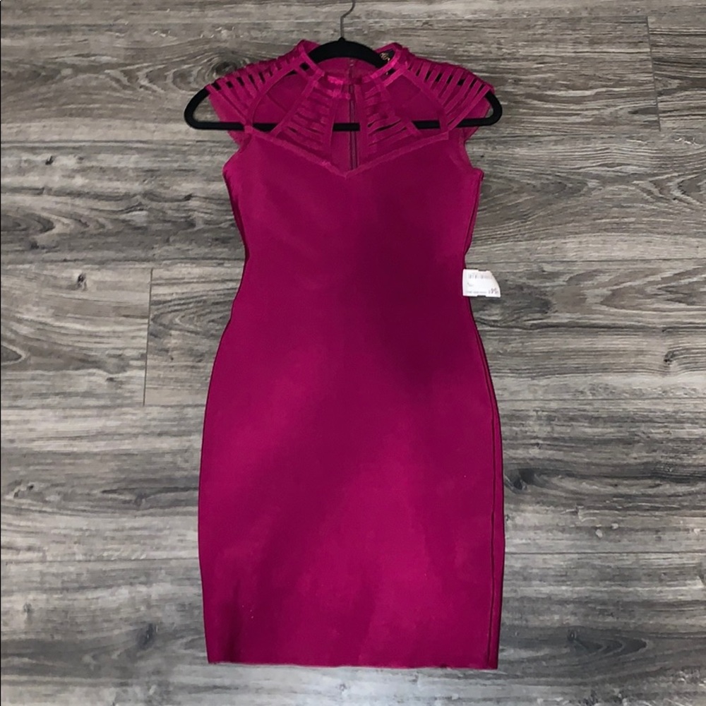 purple dress